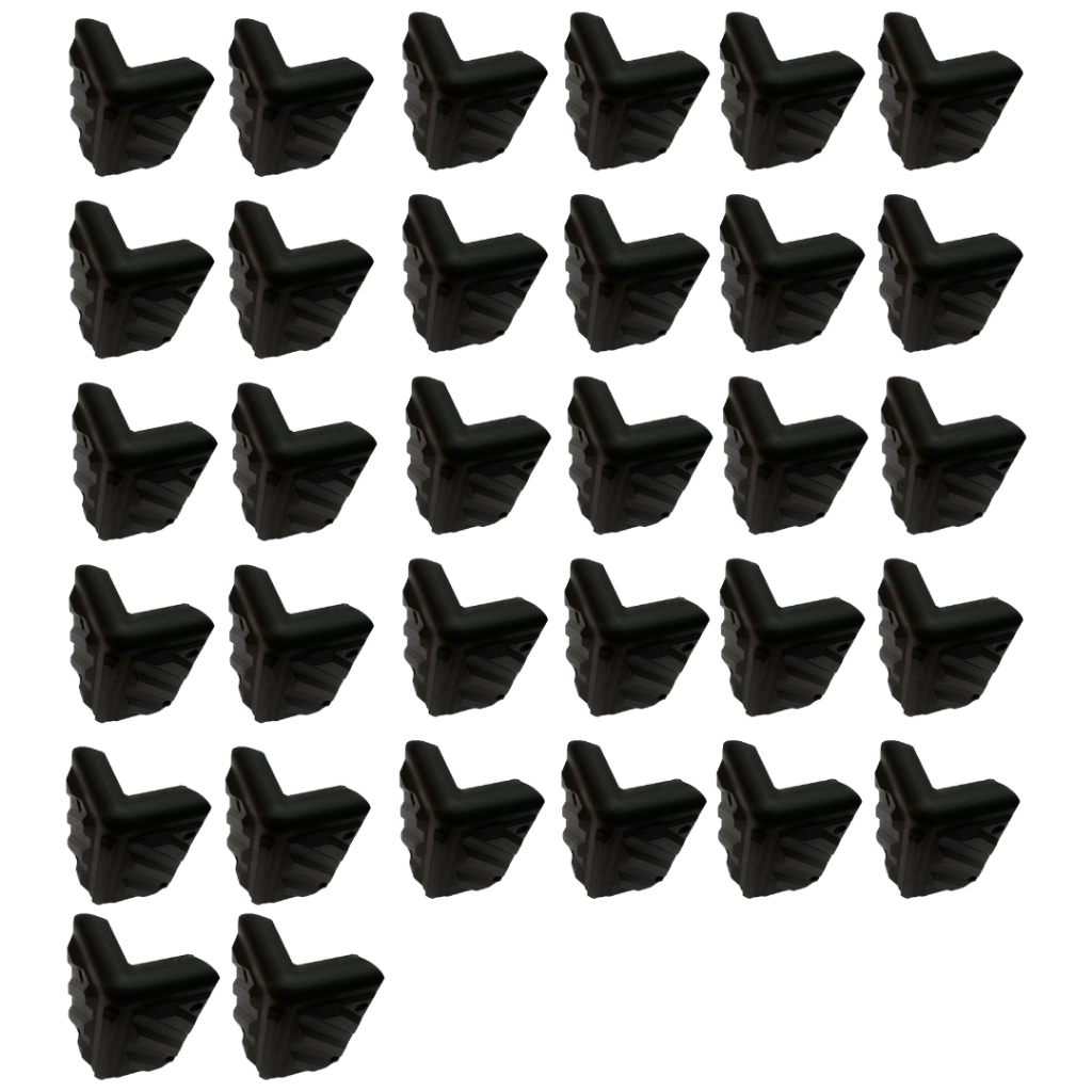Kit 32 Cantoneiras Abas Arredondadas Ideal Para Caixa De Som em geral em Oferta na Shopee