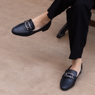 Mocassim Feminino Preto Atemporal Classico Elegante Semelhante Couro Moderno Tendencia Maricotta em Oferta na Shopee