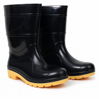 Bota Borracha Galocha Cano Medio PVC Impermeável Antiderrapante Cartom