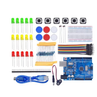 KI R3 Iniciante Protoboard Para Modelo Arduino com Resistor, LEDs Variadas Cores - Kit Uno em Oferta na Shopee