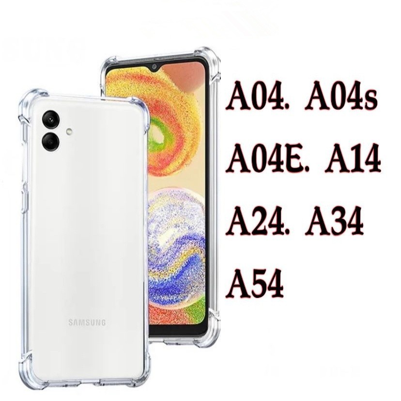 Capa transparente capinha TPU Anti Shock Impacto Samsung Galaxy A04 A04s A04e A14 A24 A34 A54