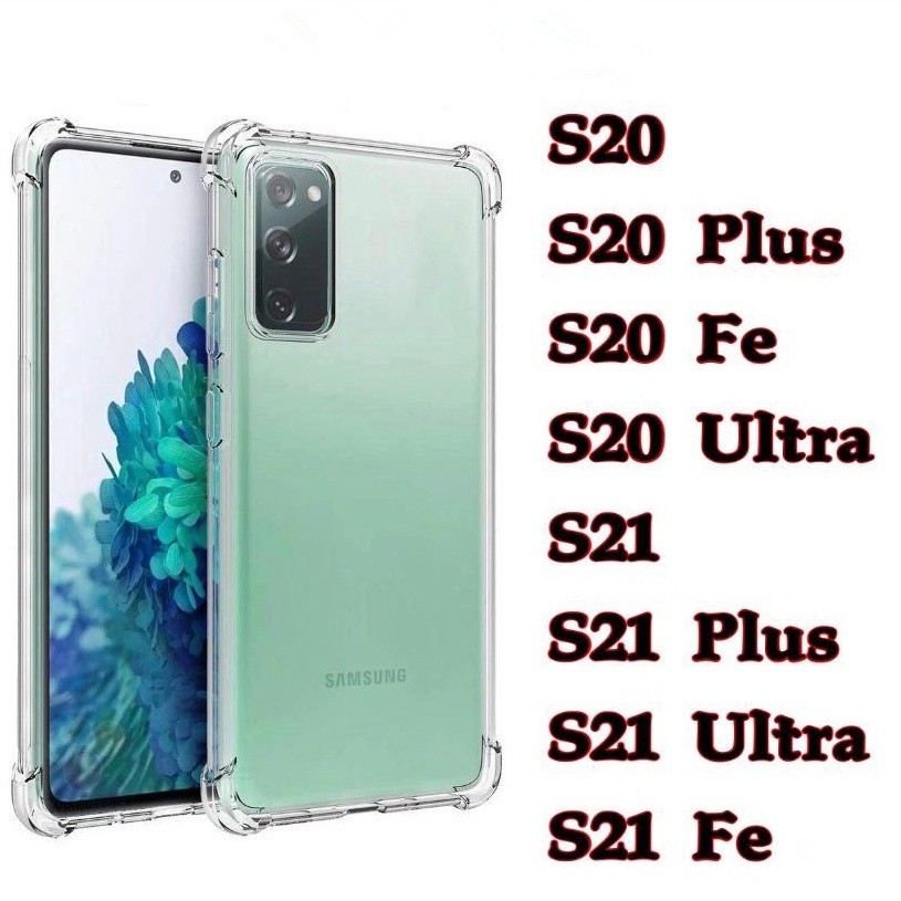 Capa transparente capinha TPU Anti Shock Impacto Samsung S20/S20PLUS/S20ULTRA/S20FE/S21/S21 UTRA/S21 PLUS/S21 FE