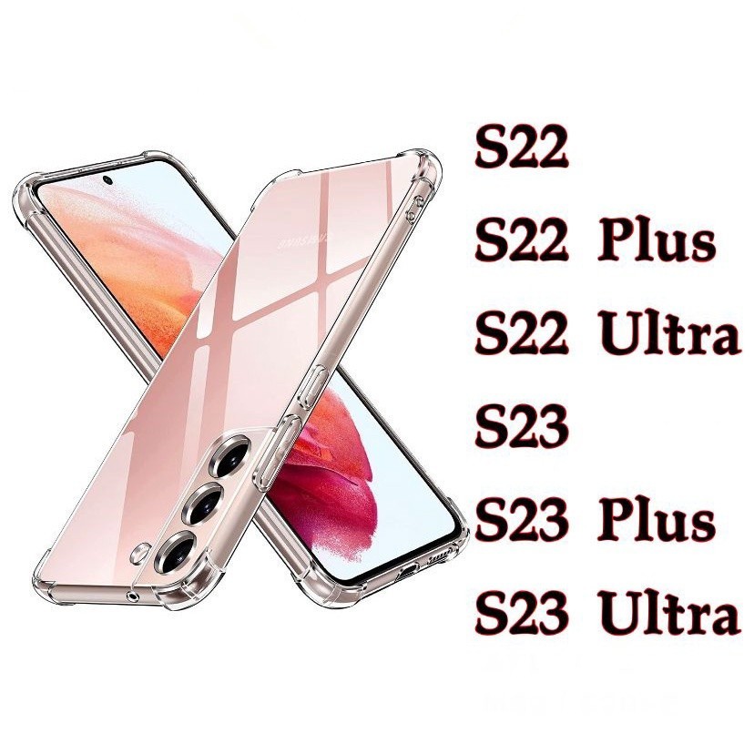 Capa transparente capinha TPU Anti Shock Impacto Samsung Galaxy S22 S22PLUS S22ULTRA S23 S23PLUS S23ULTRA