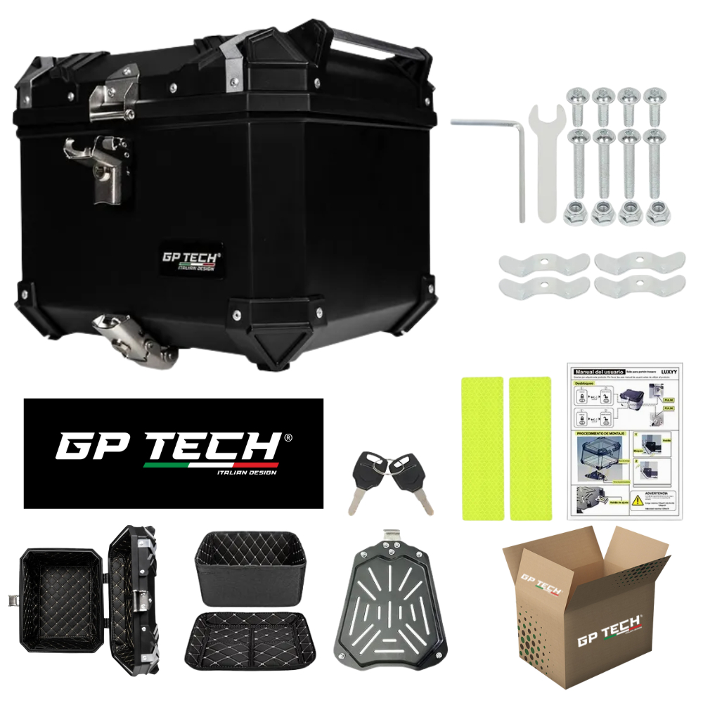 Bau Gp Tech Traseiro Universal ABS Preto S45 Litros em Oferta na Shopee