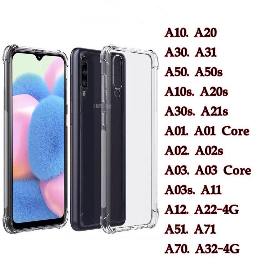 Capa transparente capinha TPU Anti Shock Impacto Samsung Galaxy A50/A70/A20S/A30S/A50S/A21S/A11/A31/A51/A71/A12/A22/A32