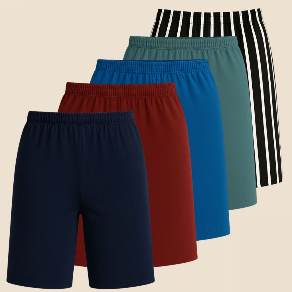 Kit Com 5 Bermudas Feminina Gorgurão Plus Size 36 Ao 60 em Oferta na Shopee