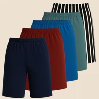 Kit Com 5 Bermudas Feminina Gorgurão Plus Size 36 Ao 60 em Oferta na Shopee