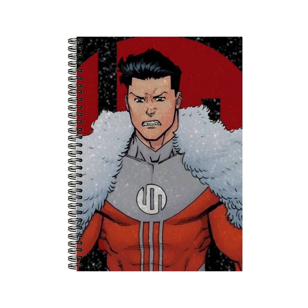 Caderno Escolar Invencível – Estilo, Sangue e Superação no Seu Dia a Dia