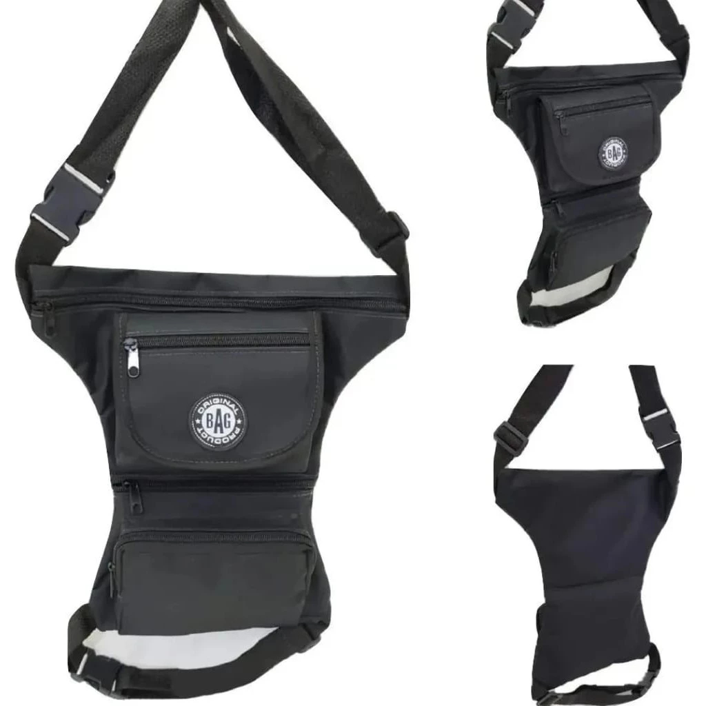 Pochete Bolsa de Perna E Cartucheira Unissex para Motoboy, Camping, Trabalhos de Campo