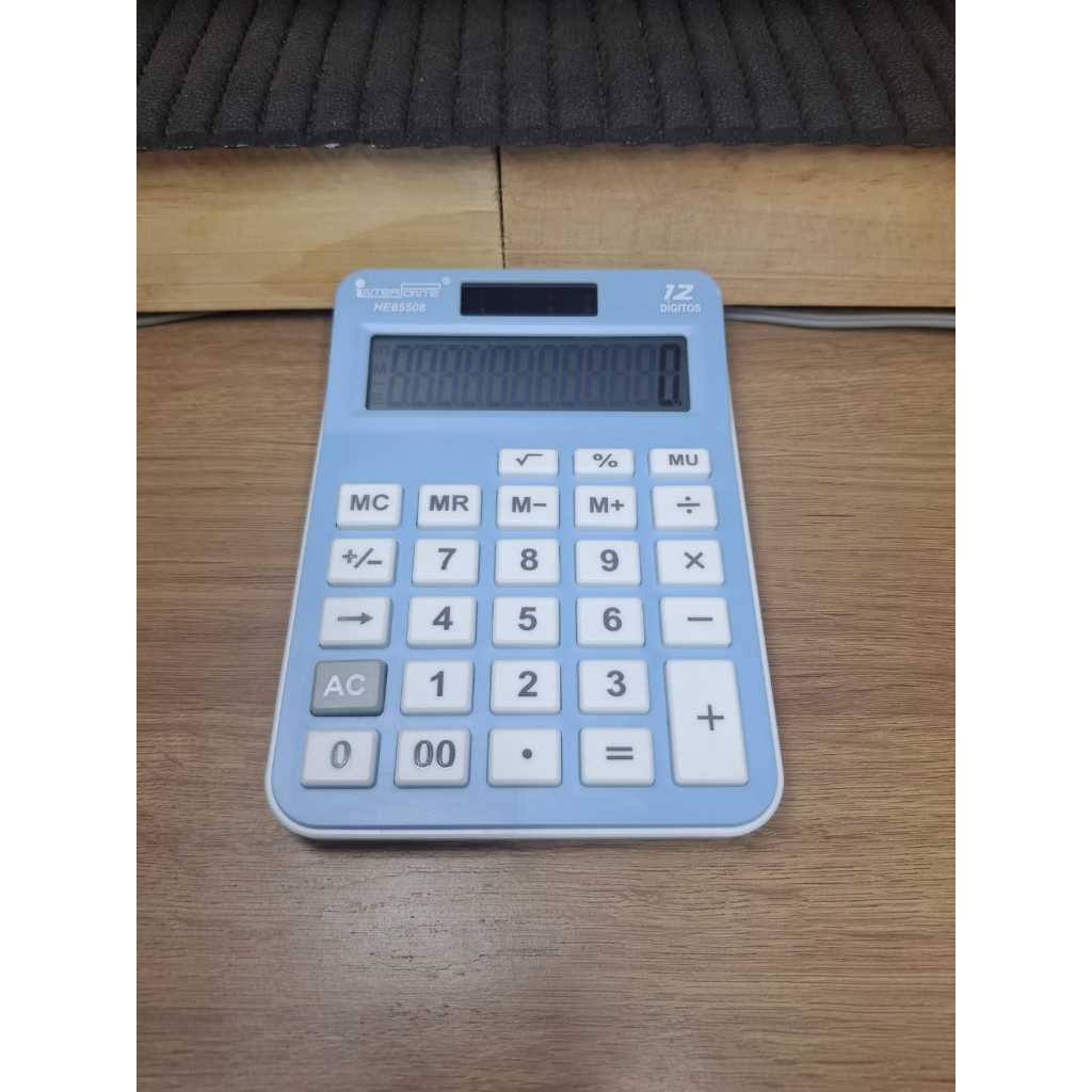 Calculadora 12 Digitos - Inporiente HE85508 Cores Pasteís