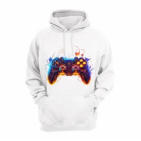 Moletom Canguru Unissex Básico Controle Gamer Playstation PS5 Novidade Barato
