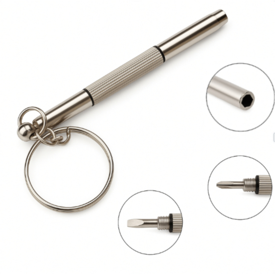 Conjunto 3 em 1 Mini Chaves 6,5 mm Fenda/Phillips/Hex para Celular, Computador, Câmera e Óculos em Oferta na Shopee