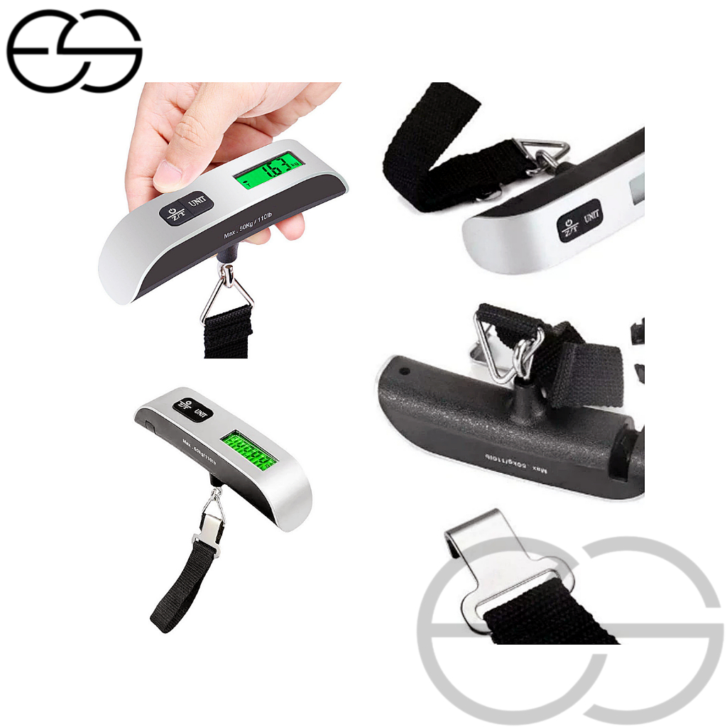 Balança Suspensa Digital 50Kg 10G Eletrônica Portátil Para Pesagem De Bagagem Itens Viagens  ES em Oferta na Shopee