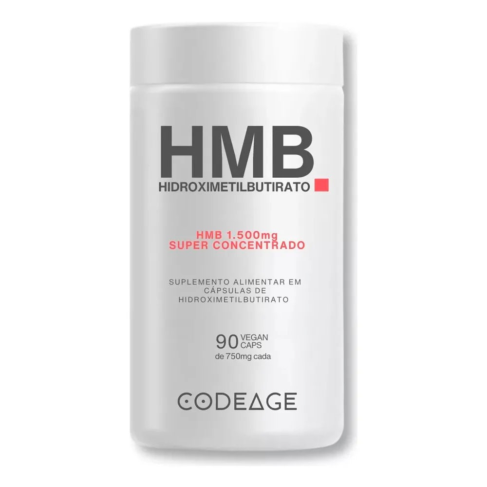HMB 1500mg Ultra Concentrado - 90 Cápsulas - Codeage
