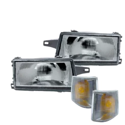 Kit Par Farol + Pisca Fiat Uno 1991 1992 1993 1994 1995 1996 1997 1998 1999 2000 2001 2002 2003