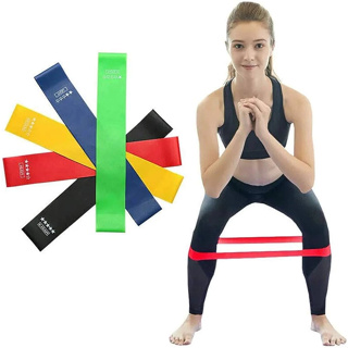 Kit 5 Faixas Elásticas Exercícios Academia Treine - Monica Fashion em Oferta na Shopee