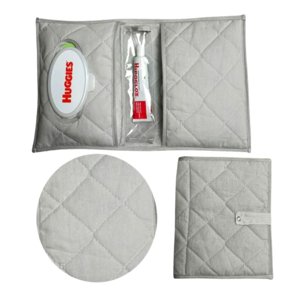 Porta Fraldas Completo com Espaço para Lenço e Pomada Organizador para Bebê Menina Menino