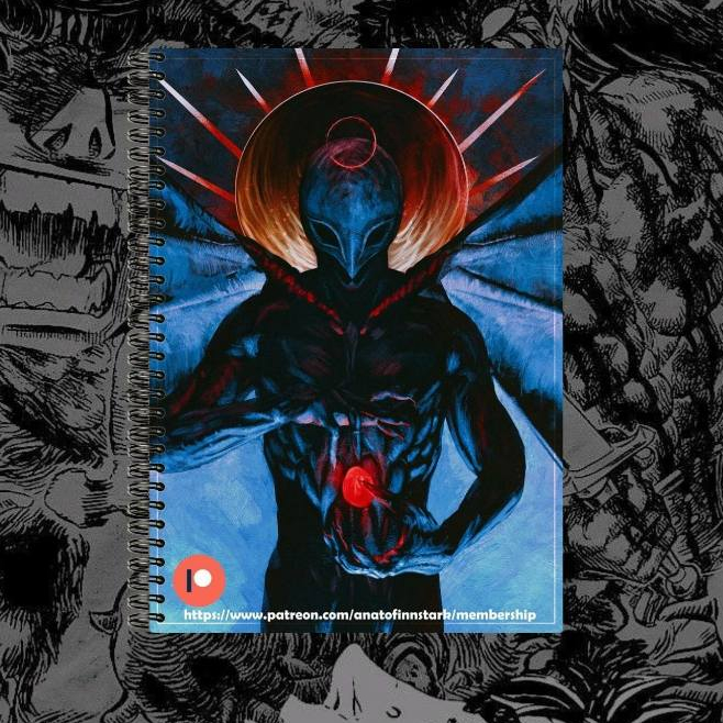 Caderno Universitário Berserk edição especial – A Jornada do Espadachim Negro em Design Épico