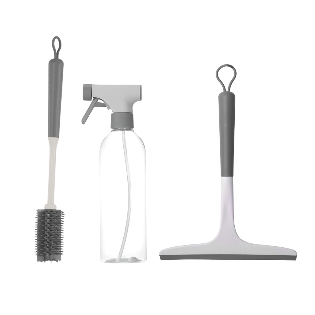 Kit Multiuso Escova de Limpeza + Rodo + Borrifador Flow - Ou em Oferta na Shopee