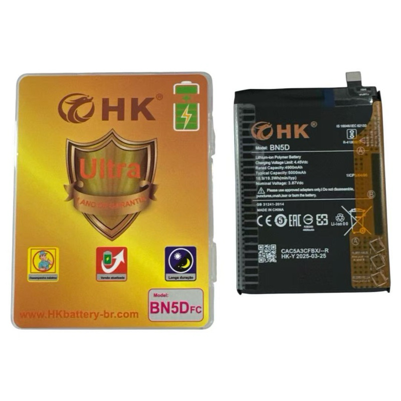 Bateria bn5d Compatível Com Xiaomi note 11 4g 11s 4g poco m4 pro 4g Alta Capacidade + Maior Duração!