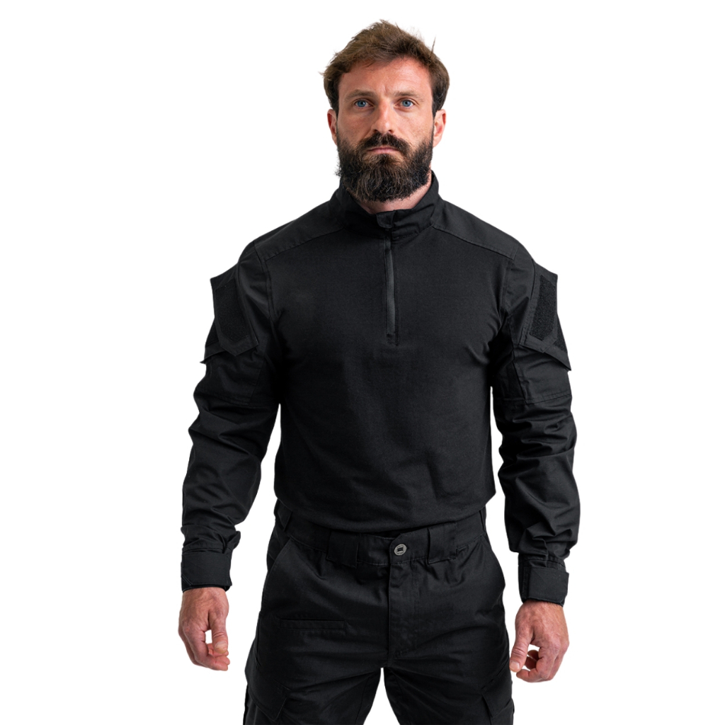 Gandola Invictus Camisa De Combate Preta Combat Shirt Leader