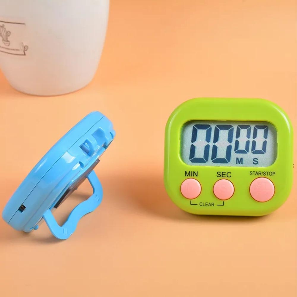 Timer Digital Temporizador de Cozinha Contagem Regressiva Cronômetro com Imã Magnético Alarme Cronometro