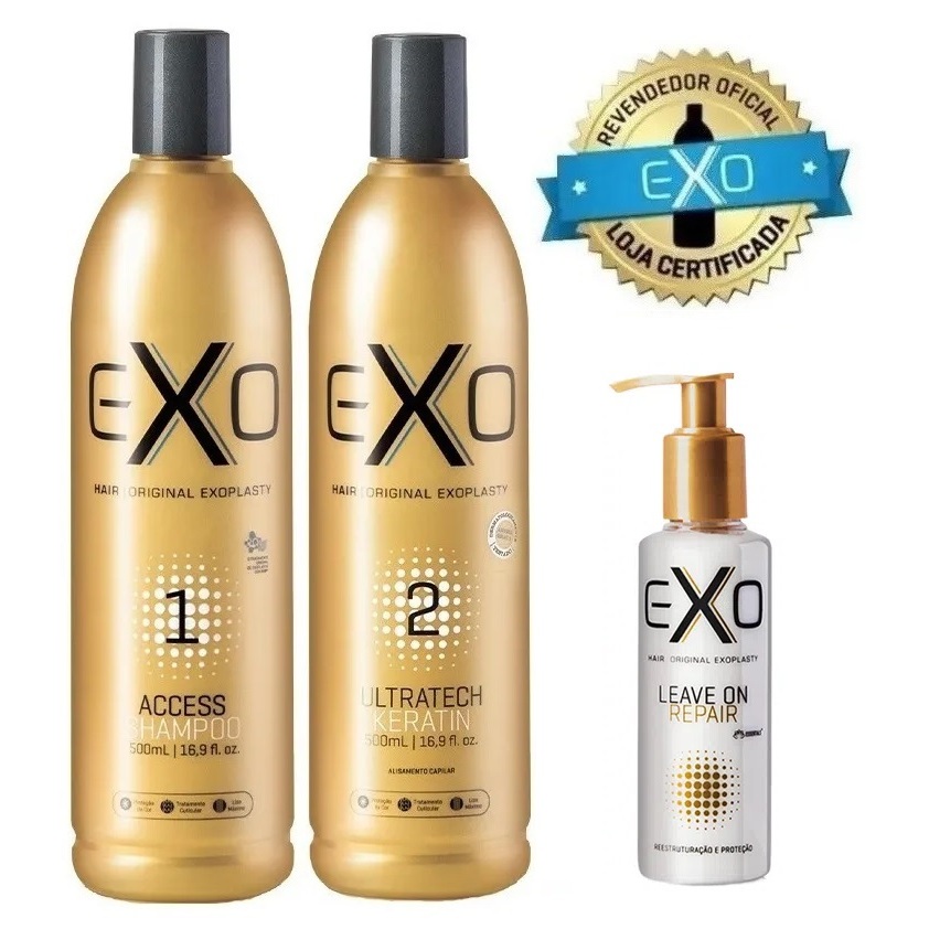 Exo Hair Alisamento Exoplastia Capilar 500ml
