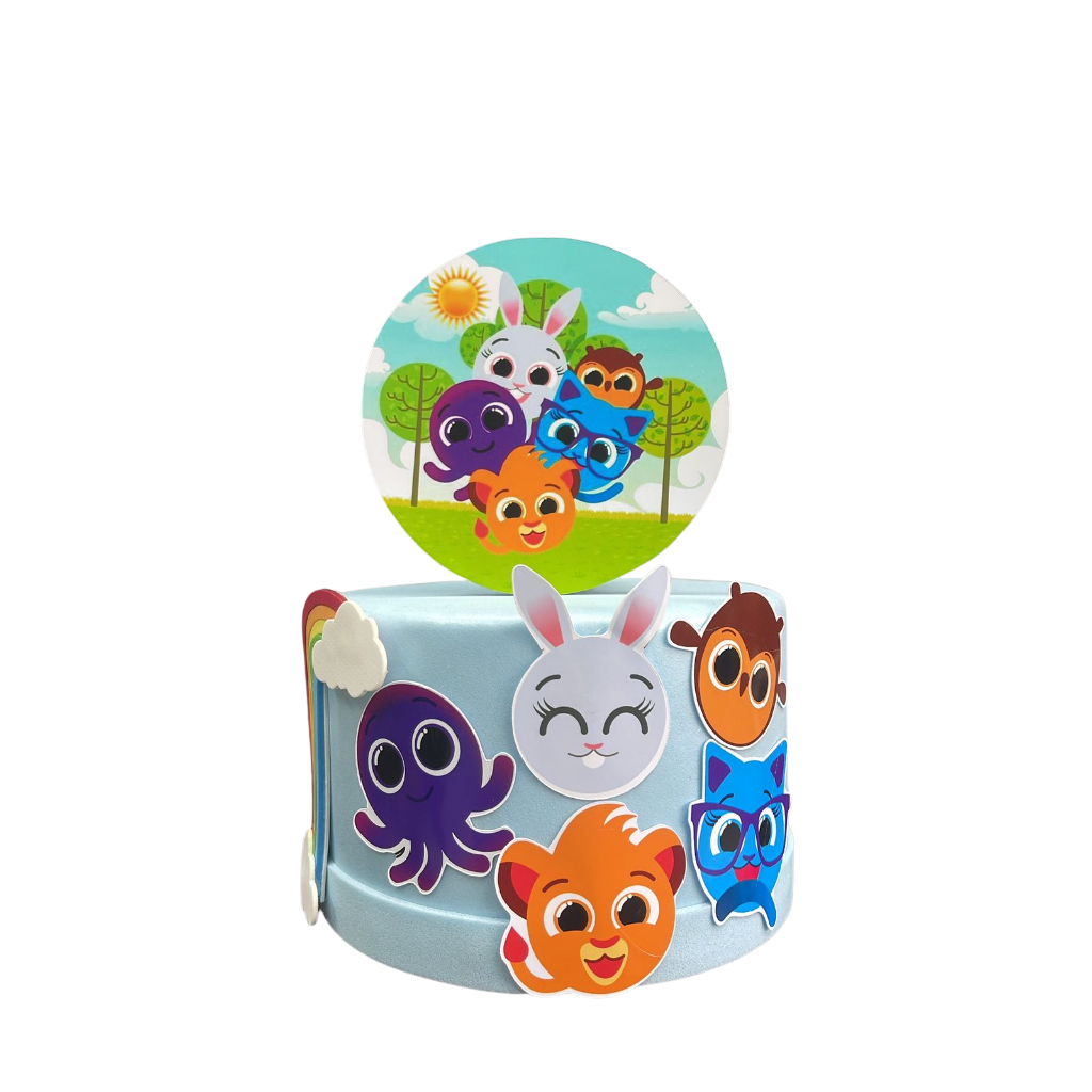 MINI BOLO FAKE BOLOFOFOS AZUL em Oferta na Shopee