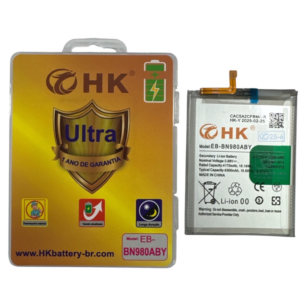 Bateria EB-BN980ABY  Compatível Galaxy NOTE20 ALTA Capacidade + Maior Duração!