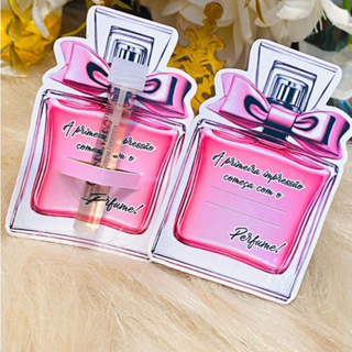 Tag para Amostra de Perfume 1ml | Tag 5x7cm em Oferta na Shopee