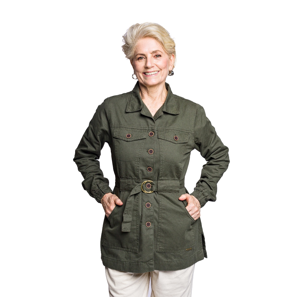 Jaqueta Parka Jeans Feminina Casaco Brim Inverno
