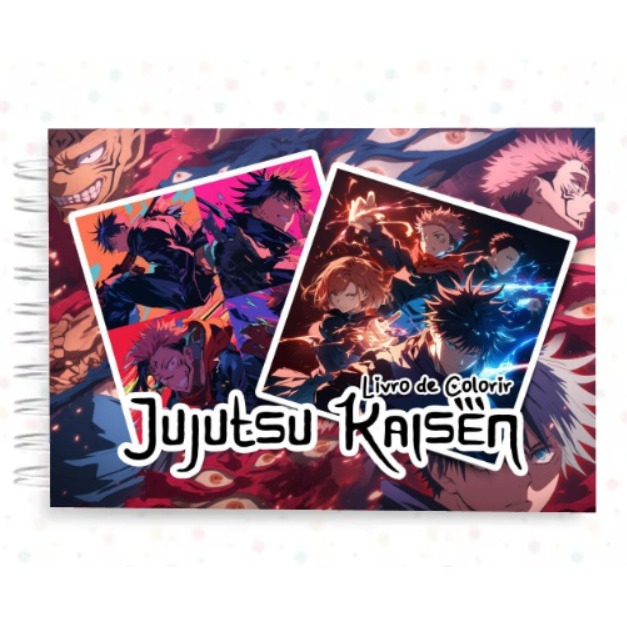 Livro de colorir - Anime Jujutsu Kaisen em Oferta na Shopee
