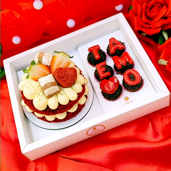 Caixas Mini Bolo + 6 Doces - 18x22,5cm (Base) x10cm (Altura) - Bentô Cake - Doce KIT 5~20 em Oferta na Shopee