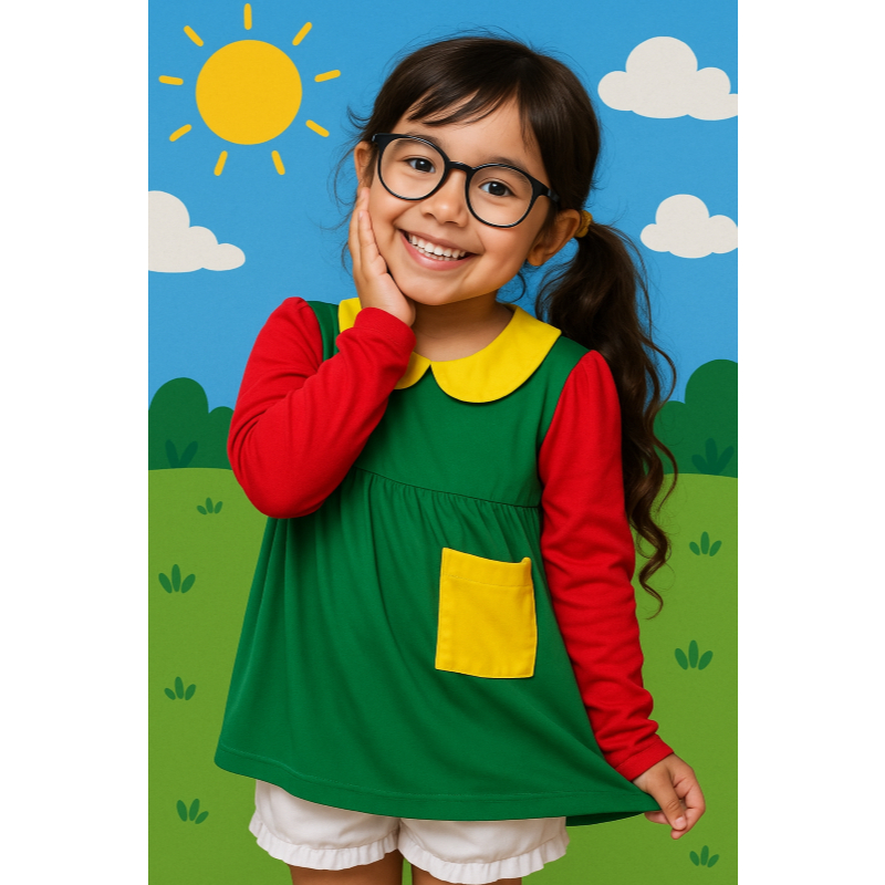 FANTASIA INFANTIL FESTAS TURMA DO CHAVES CHIQUINHA