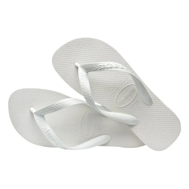 CHINELO HAVAIANAS TOP BRANCA ORIGINAL