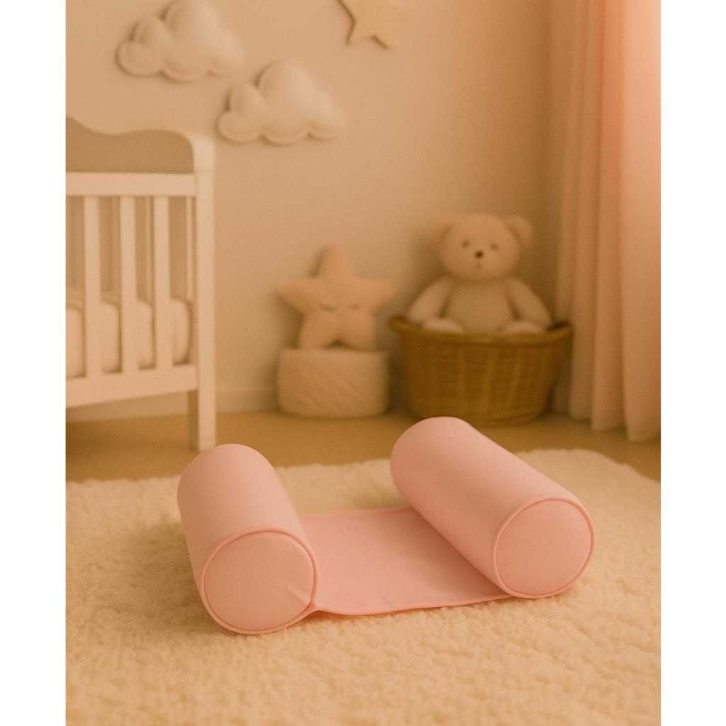 Rolinho Segura Bebe Rosa Bebê - Segura bebe para menina Rosa