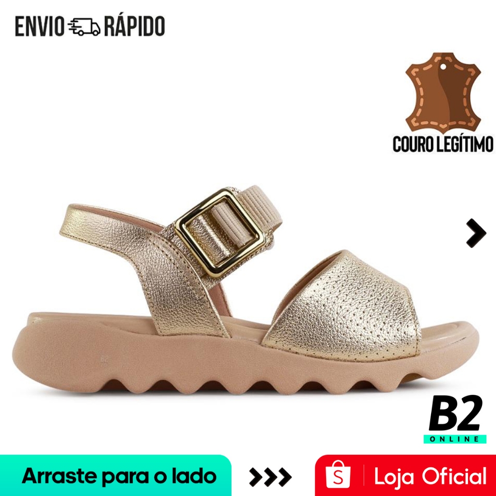 Sandália Usaflex Fivela Feminina 100% Original Com Nota Fiscal e Garantia - Women Shoes