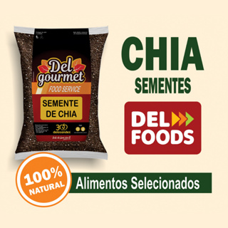 Semente de Chia Natural Super Alimento Rico em Fibras e Ômega3 em Oferta na Shopee