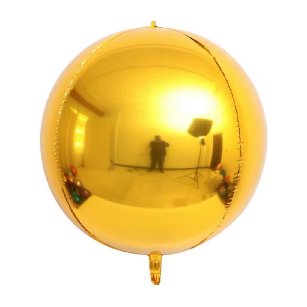 10 Balão Metalizado Bola Globo 4D Dourado 18 Polegadas 45cm Festa Decoração em Oferta na Shopee
