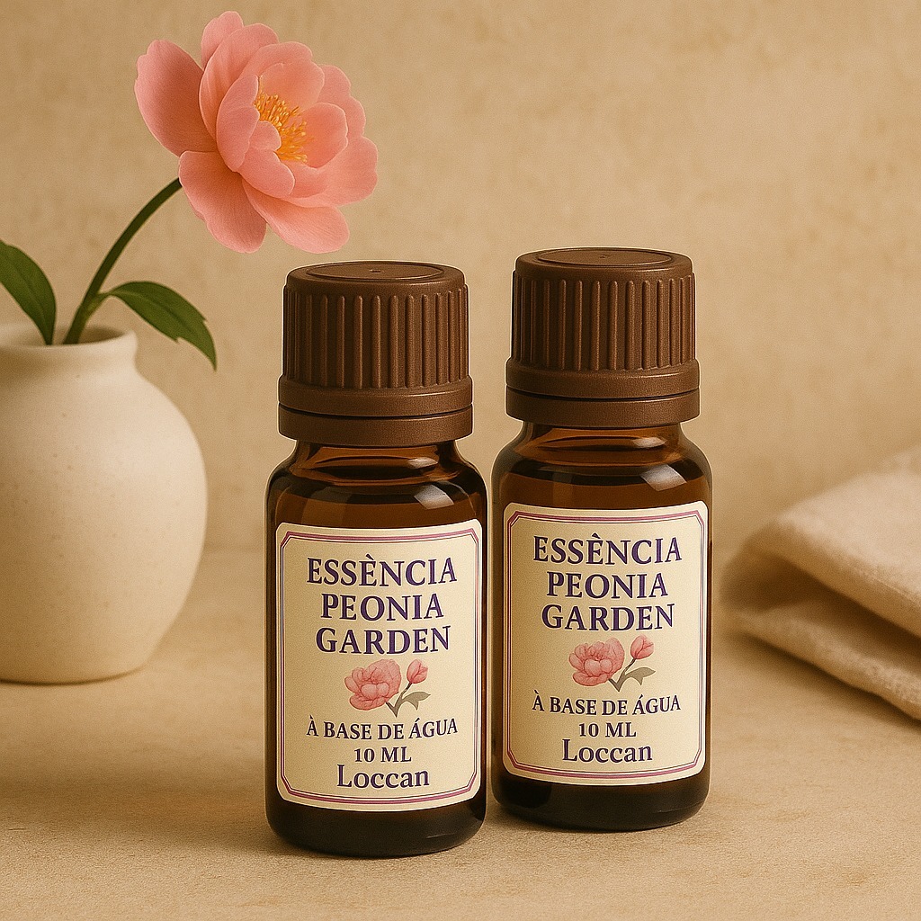 Kit 2 Essência Peônia Garden Premium 10ml Base Água a Pronta Entrega