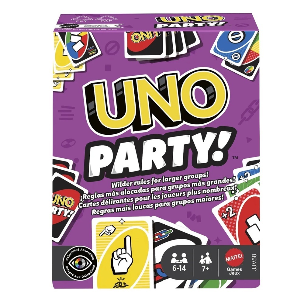 Jogo de Cartas UNO Party - Mattel em Oferta na Shopee