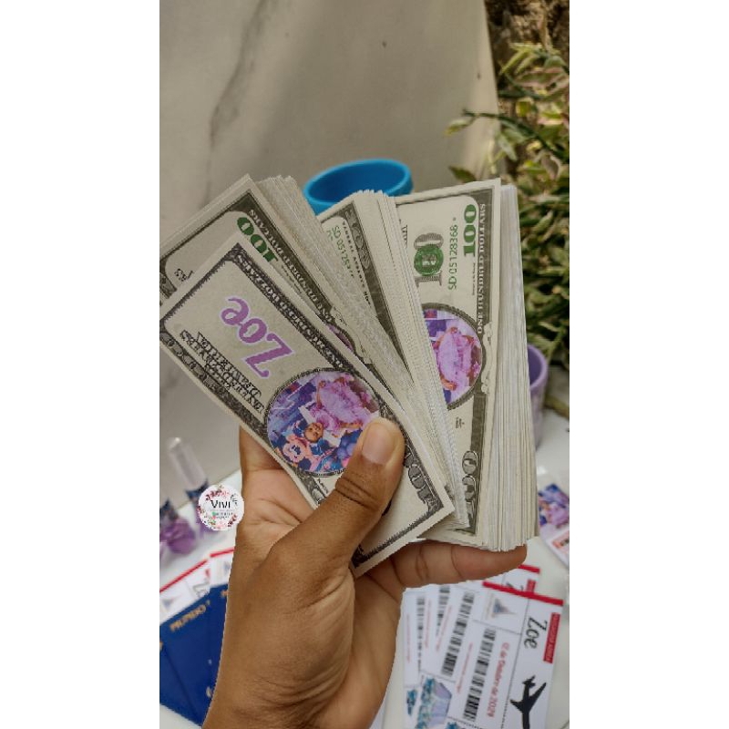 Dinheiro personalizado pacotes em Oferta na Shopee