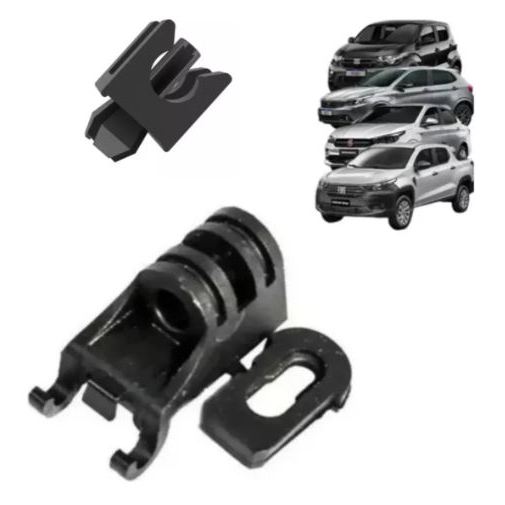 Suporte Fixação Vareta Capo Trava Presilha Varão Argo Cronos Strada Original Fiat 51849220