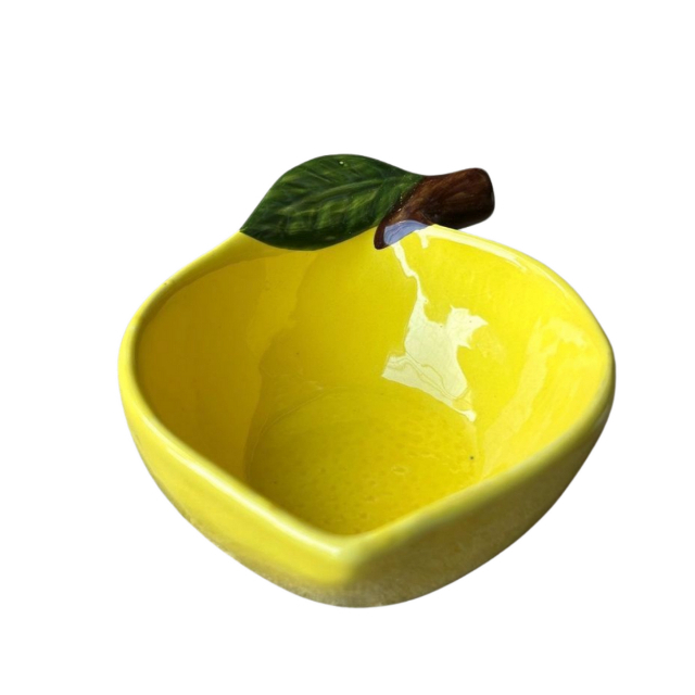 TigelaBowlLimãoSicilianoDecoradoSobremesaEmCerâmica