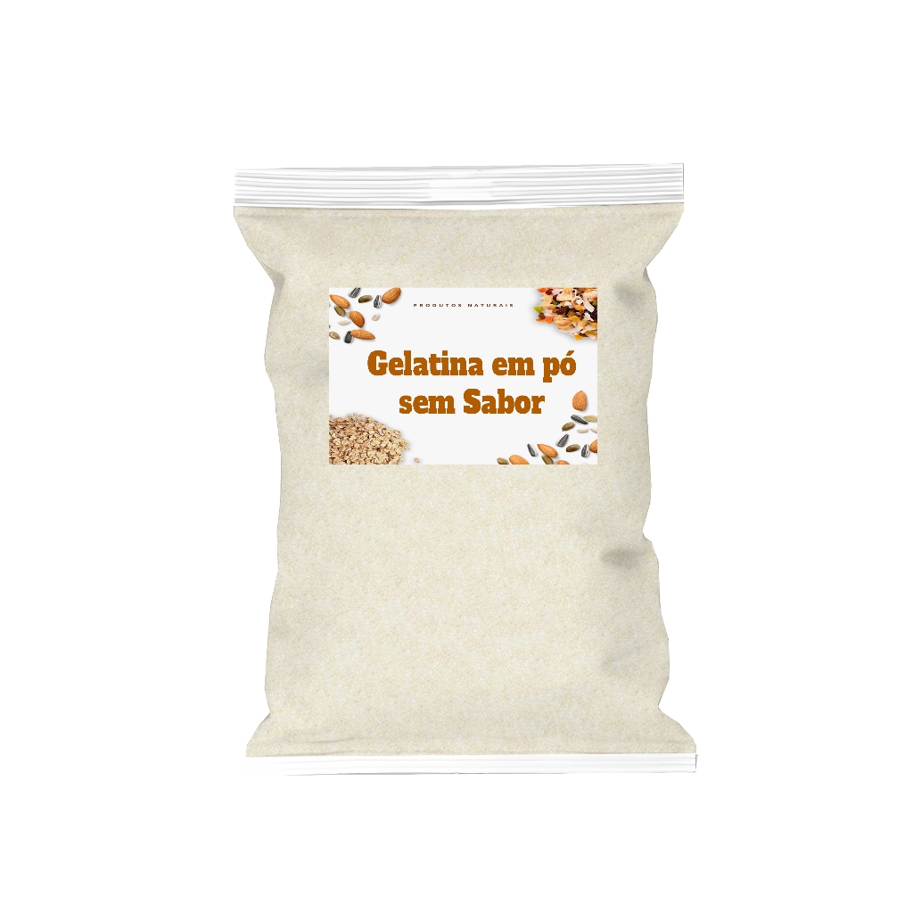 Gelatina Em Pó Sem Sabor 100gr em Oferta na Shopee