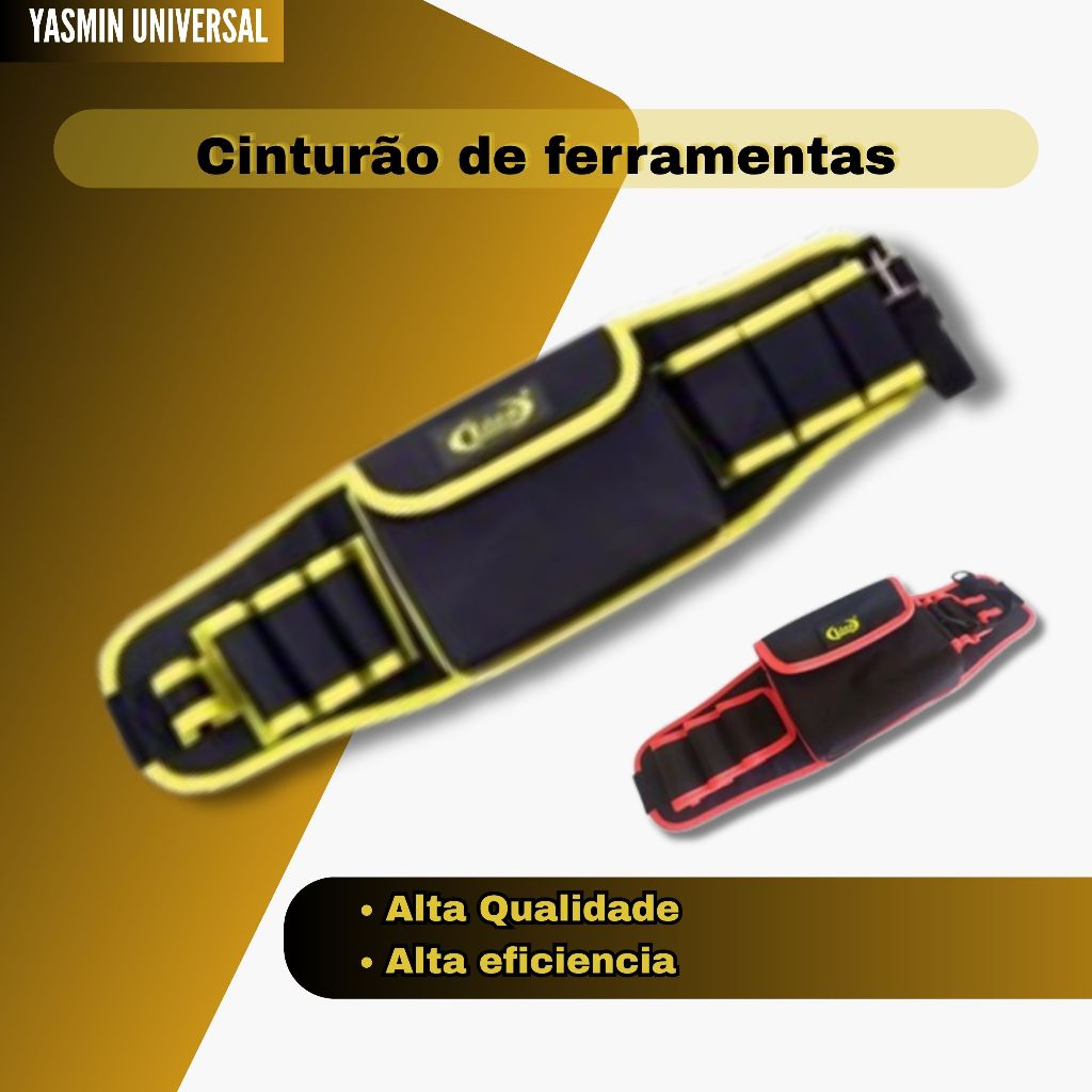 Cinturão De Carpinteiro Ferramentas Pedreiro Eletricista Cinto Bolsao Alta Qualidade