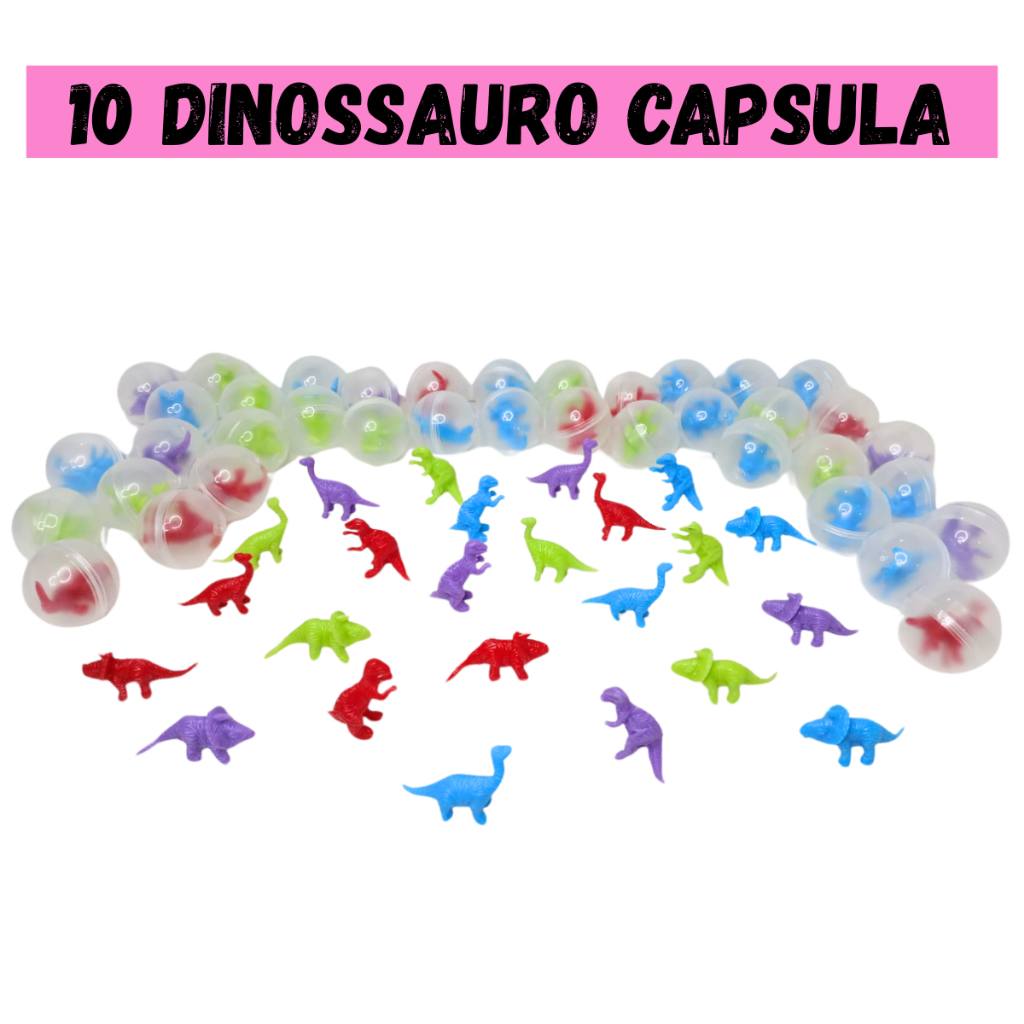 Kit 10 Dinossauro Dino P/ Kit Festa Lembrancinha Prenda Infantil Brinquedo em Oferta na Shopee