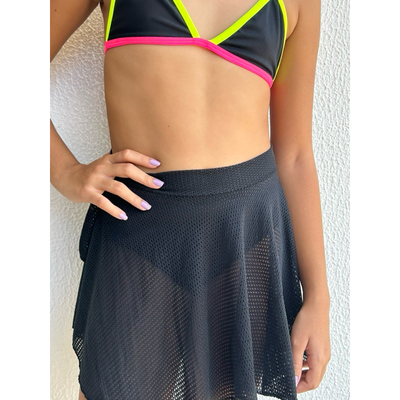 Saia | Saída de Praia Infantil Juvenil | Canga | Saida de Praia |  Tamanho 2 a 12 anos