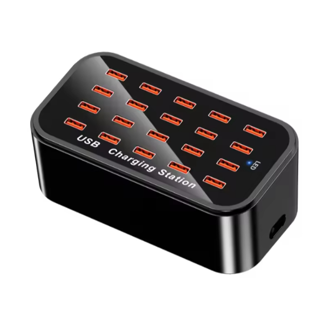 20/30portas 100W/150W 20a estação de carregamento usb rápido telefone carga hub carregador suporte carregadores desktop