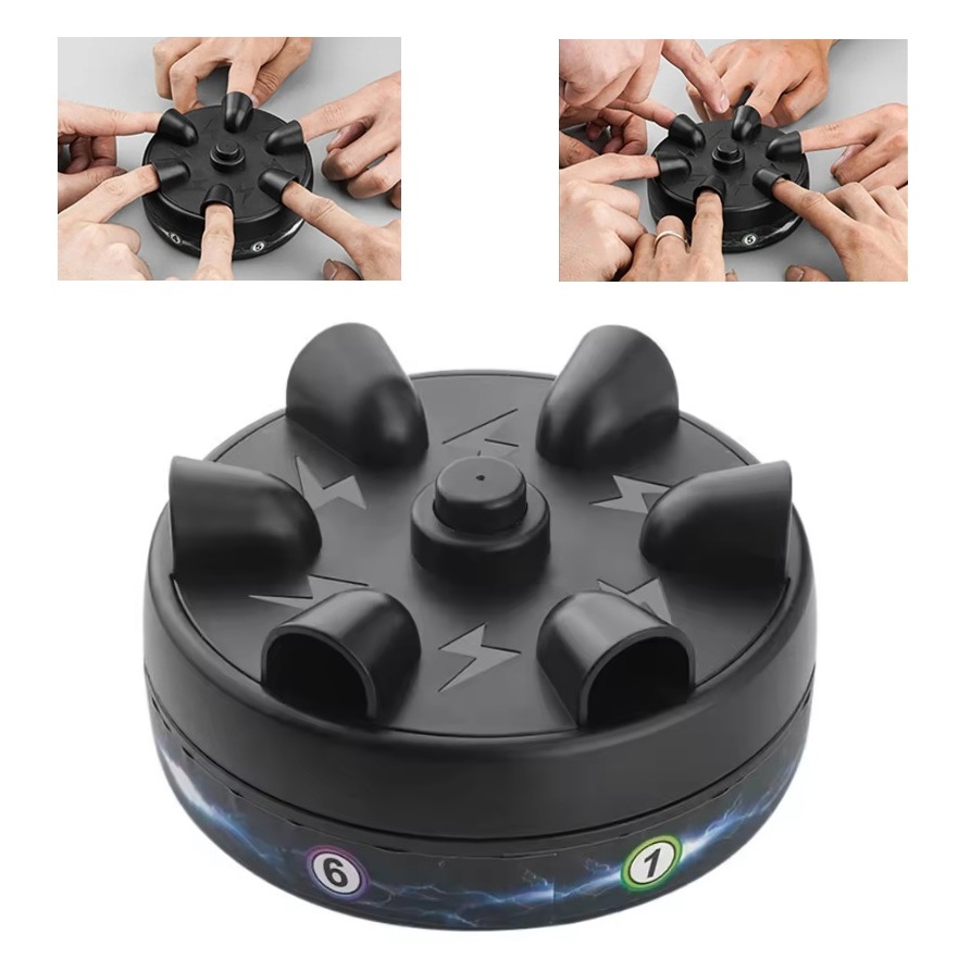 Jogo Roleta de Choque 6 Dedos - Shock Roulette Detector de Mentiras Infantil Electric Game em Oferta na Shopee